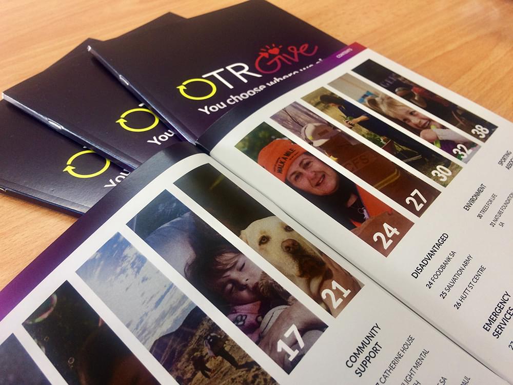 OTRGive brochure